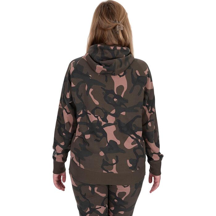 Fox Womens Zipped Camo Hoodie L