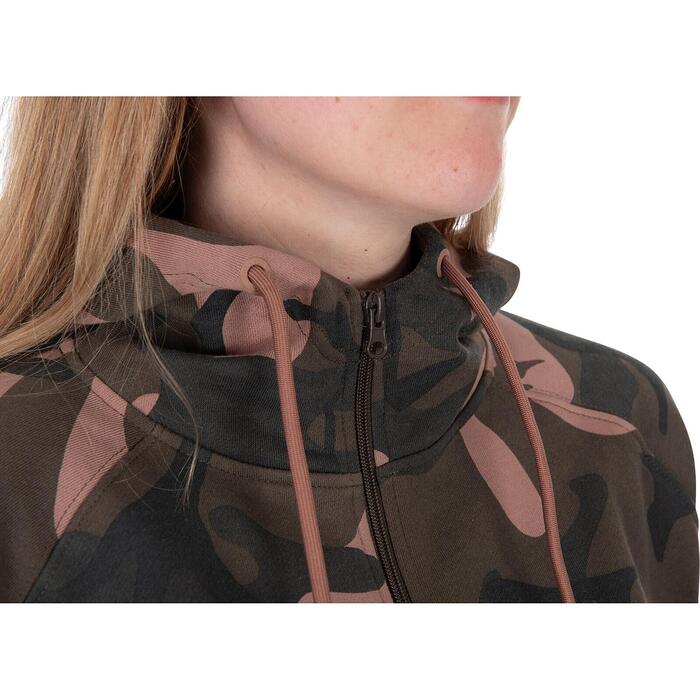 Fox Womens Zipped Camo Hoodie L