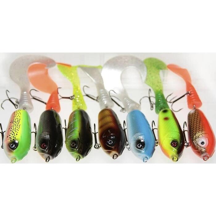 Woody Wobbler Slow Sinking 18.5cm 41gr Green Perch