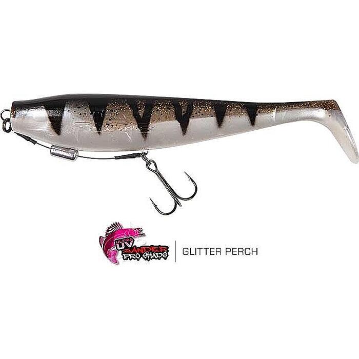Fox Rage Zander Pro Shad Loaded 16cm 39gr UV Glitter Perch