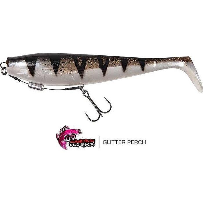 Fox Rage Zander Pro Shad Loaded 18cm 53gr UV Glitter Perch