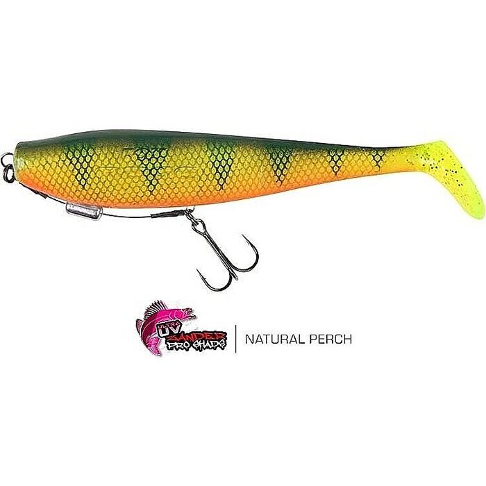 Fox Rage Zander Pro Shad Loaded 18cm 53gr UV Natural Perch