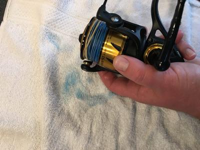 Foto van de Spiderwire Stealth Smooth 8 Blue Camo